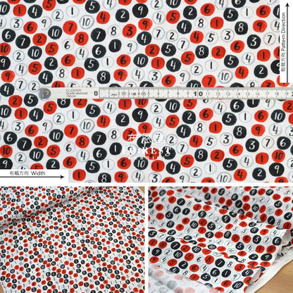 Cotton - Bingo Balls Fabric