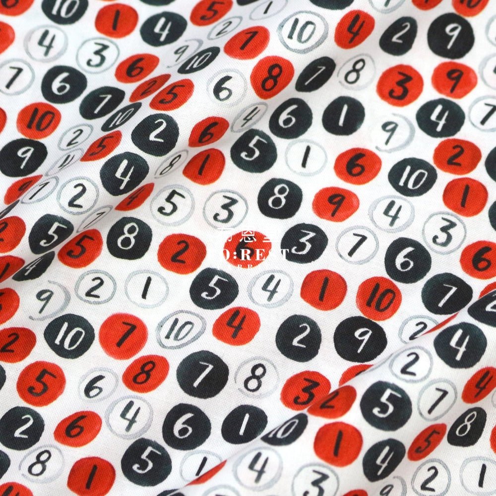 cotton - Bingo Balls fabric - FO:REST Fabric 布恩堂Liberty fabrictana lawnjapanese fabricykk zipper