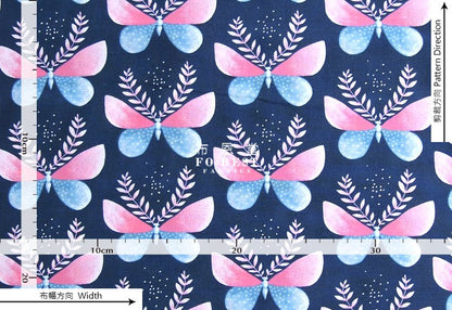 cotton - blossom Garden fabric Pink - FO:REST Fabric 布恩堂Liberty fabrictana lawnjapanese fabricykk zipper