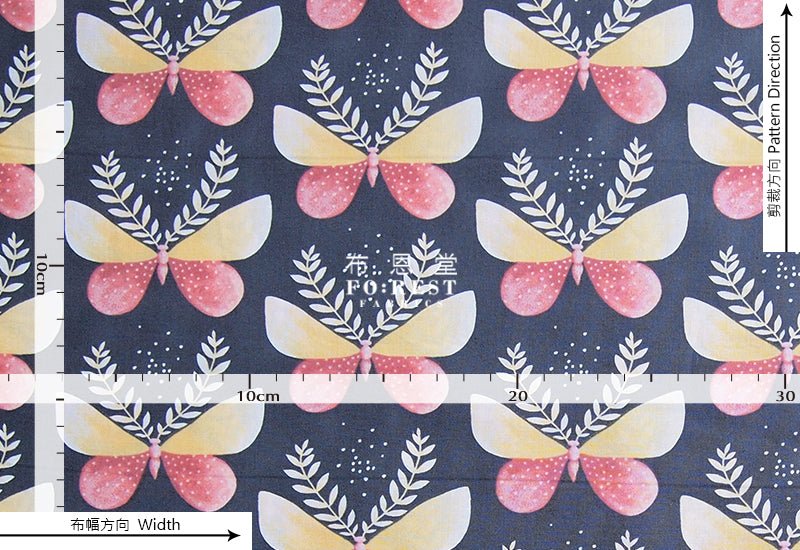cotton - blossom Garden fabric yellow - FO:REST Fabric 布恩堂Liberty fabrictana lawnjapanese fabricykk zipper