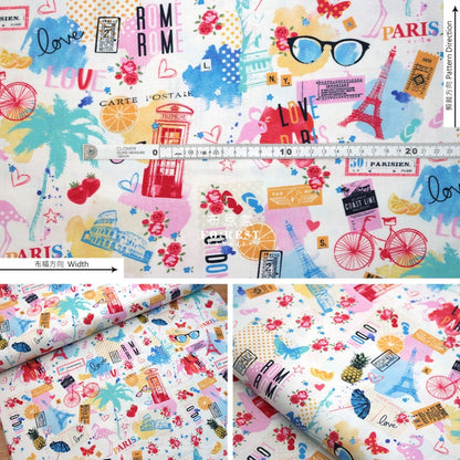 Cotton - Bon Voyage Fabric