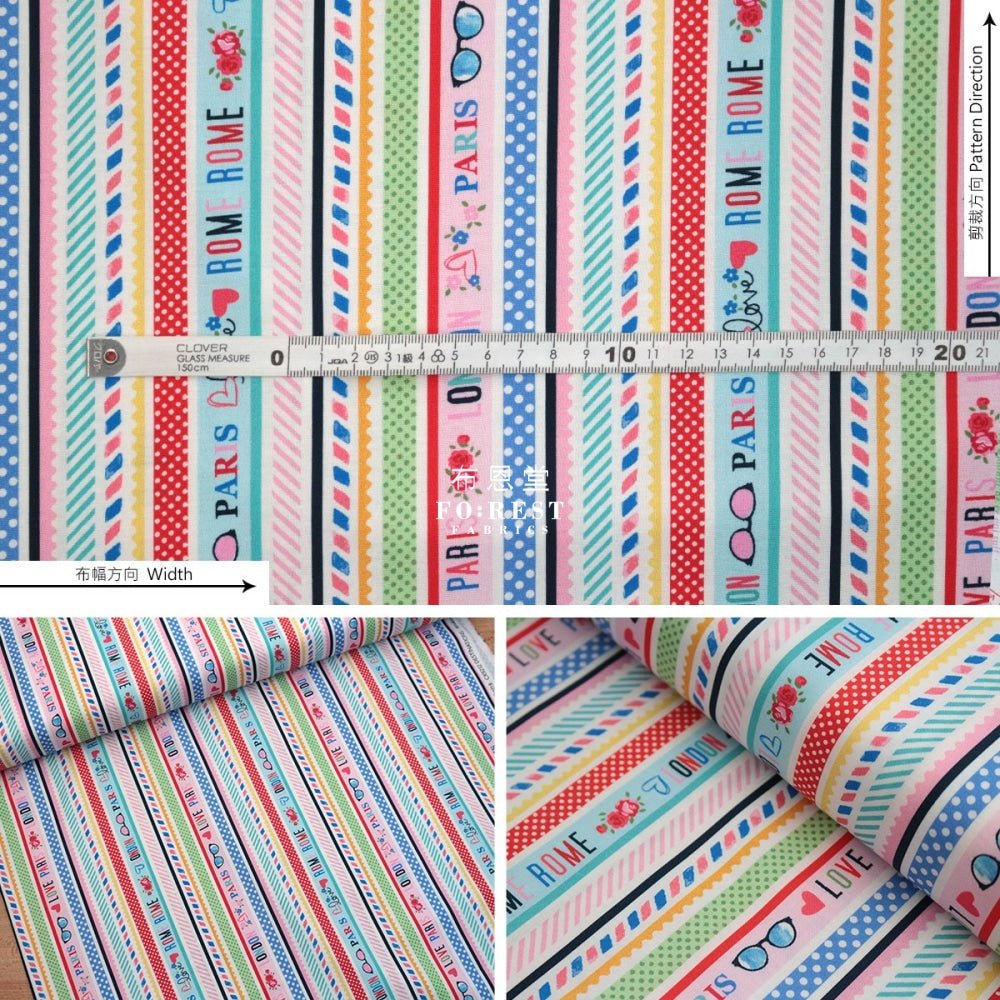 cotton - BON VOYAGE fabric - FO:REST Fabric 布恩堂Liberty fabrictana lawnjapanese fabricykk zipper