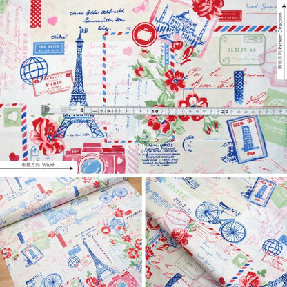 cotton - BON VOYAGE fabric - FO:REST Fabric 布恩堂Liberty fabrictana lawnjapanese fabricykk zipper
