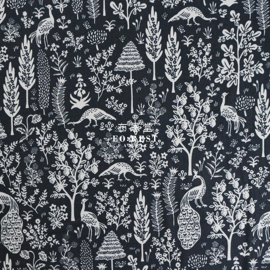 Cotton - Camont Menagerie Silhouette Black Fabric