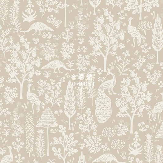 Cotton - Camont Menagerie Silhouette Khaki Fabric