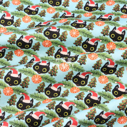 Cotton - Christmas Cats Fabric