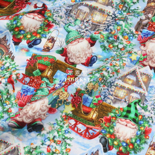 Cotton - Christmas Gnomes Fabric