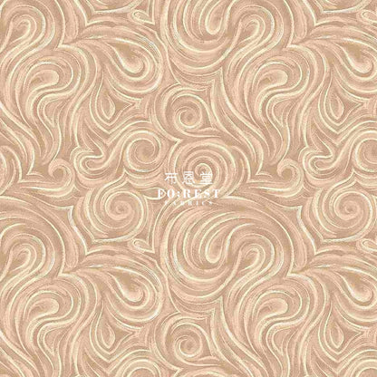 Cotton - Coffee Swirls Latte Fabric