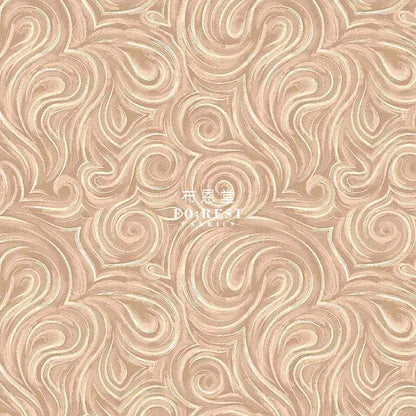 Cotton - Coffee Swirls Latte Fabric