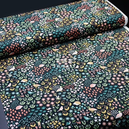 cotton - critters and fairies fabric - FO:REST Fabric 布恩堂Liberty fabrictana lawnjapanese fabricykk zipper