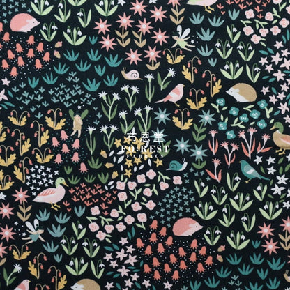 cotton - critters and fairies fabric - FO:REST Fabric 布恩堂Liberty fabrictana lawnjapanese fabricykk zipper