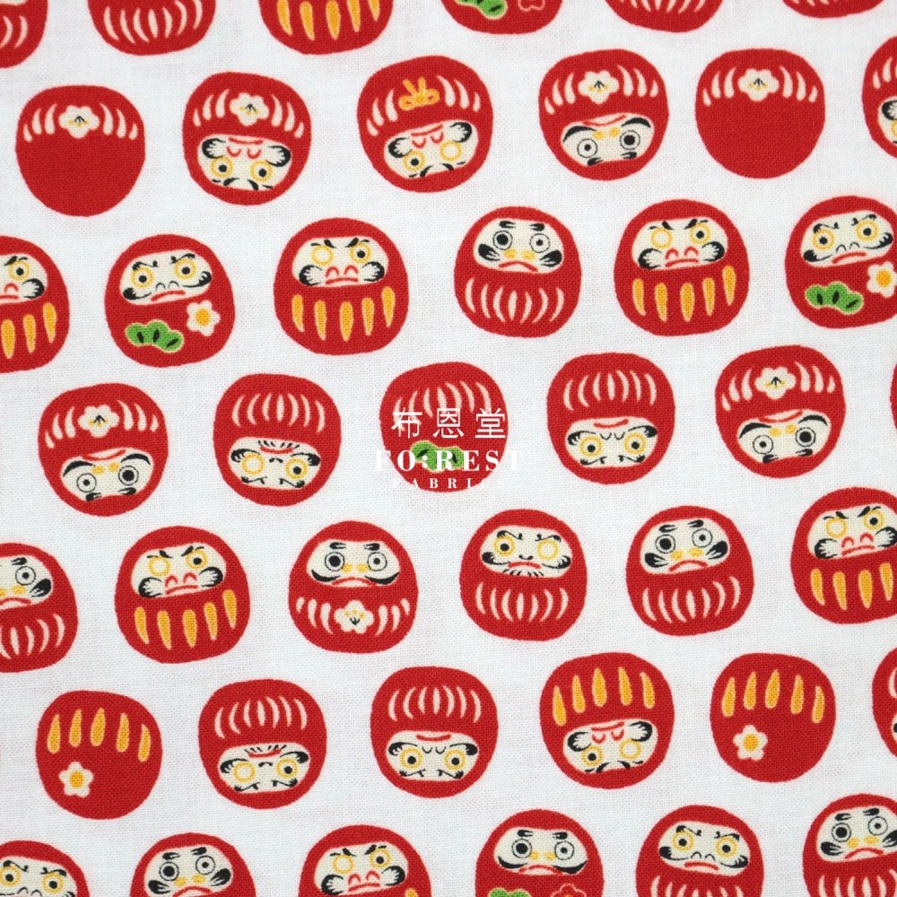 cotton - Daruma fabric Milky - FO:REST Fabric 布恩堂Liberty fabrictana lawnjapanese fabricykk zipper
