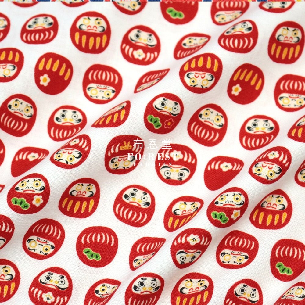 cotton - Daruma fabric Milky - FO:REST Fabric 布恩堂Liberty fabrictana lawnjapanese fabricykk zipper