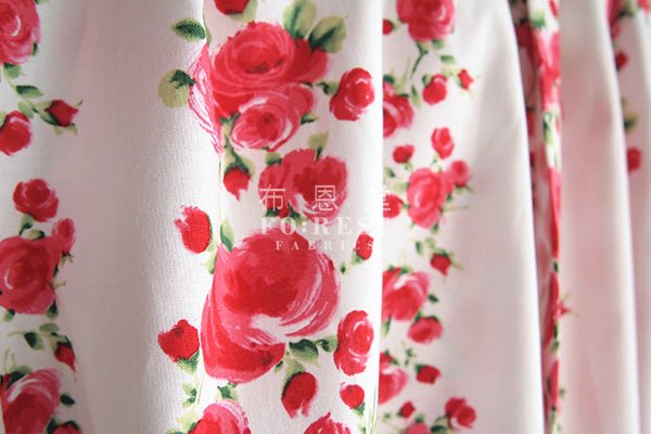 cotton - DIVINE Rose fabric - FO:REST Fabric 布恩堂Liberty fabrictana lawnjapanese fabricykk zipper