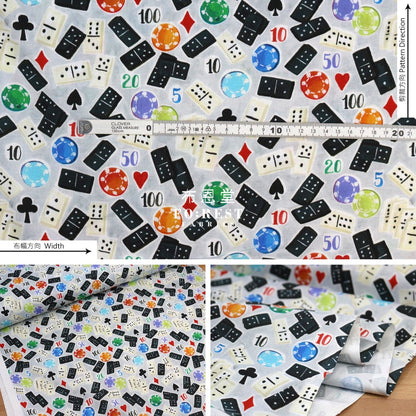 Cotton - Dominoes Game Fabric