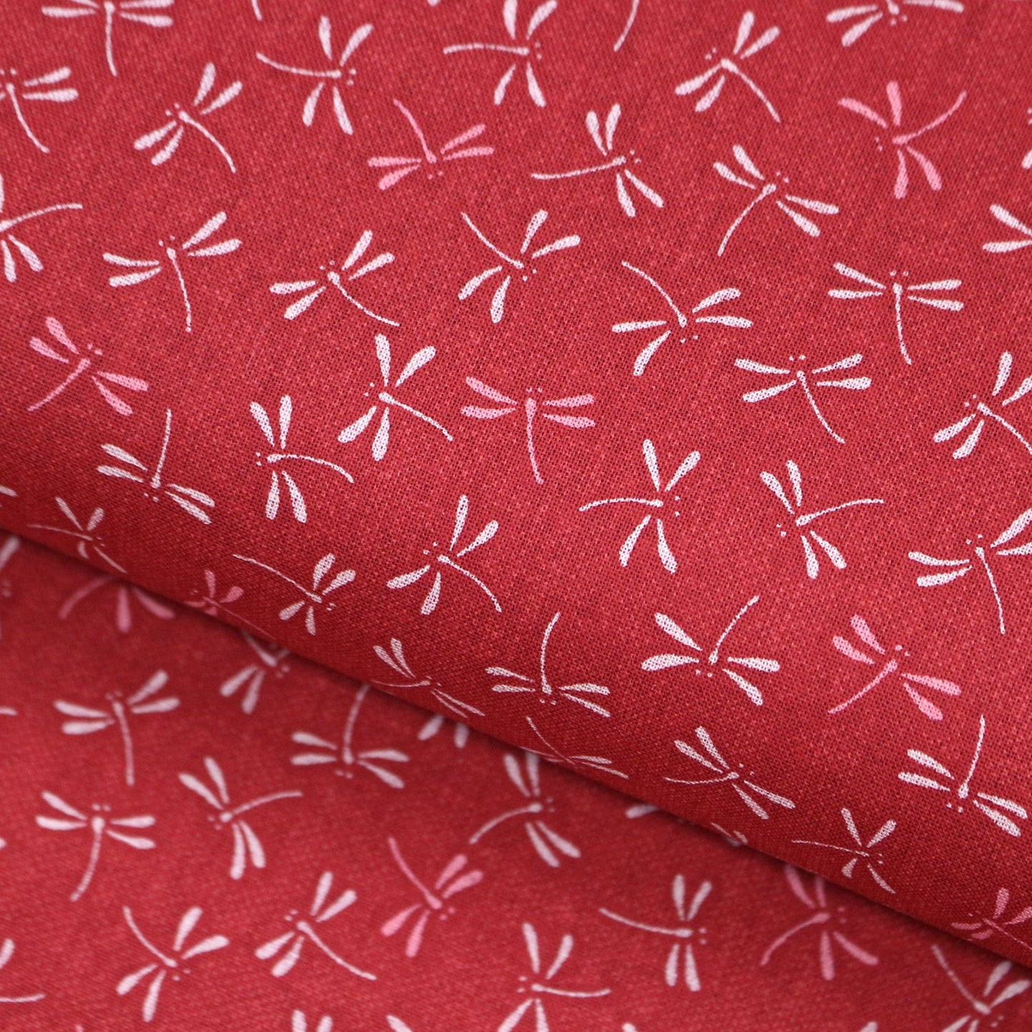cotton - Dragonfly Red fabric - FO:REST Fabric 布恩堂Liberty fabrictana lawnjapanese fabricykk zipper