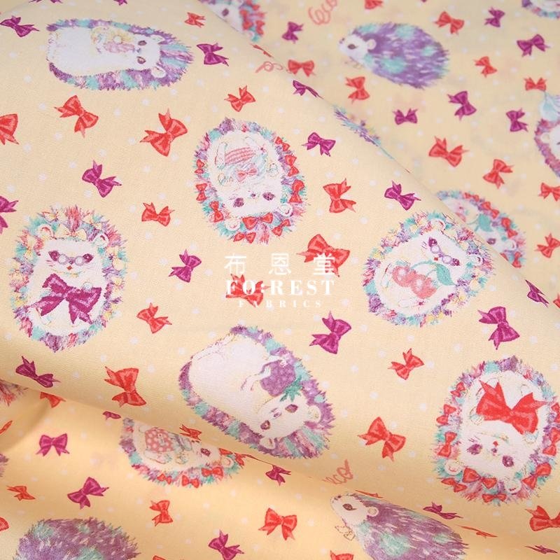 cotton - ECONECO Hedgehog fabric (member) - FO:REST Fabric 布恩堂Liberty fabrictana lawnjapanese fabricykk zipper