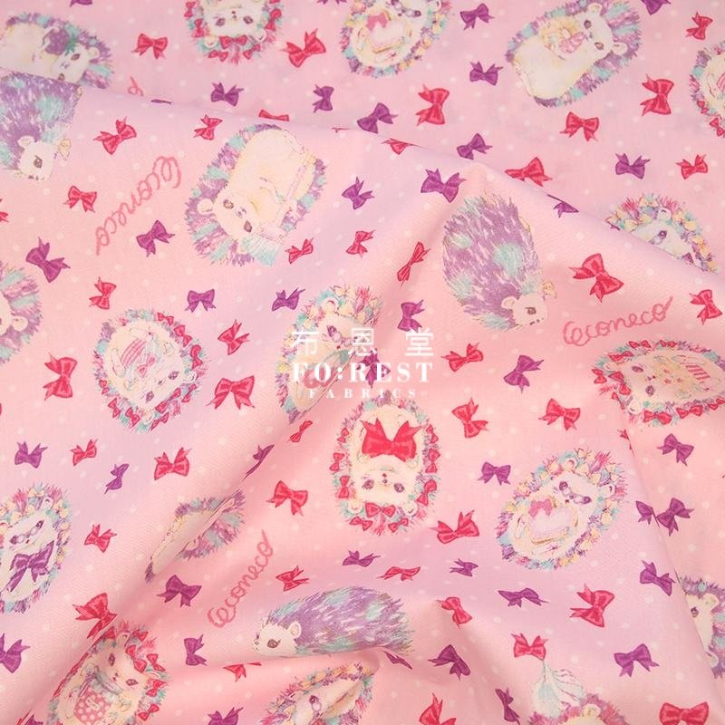 cotton - ECONECO Hedgehog fabric (member) - FO:REST Fabric 布恩堂Liberty fabrictana lawnjapanese fabricykk zipper