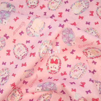 cotton - ECONECO Hedgehog fabric (member) - FO:REST Fabric 布恩堂Liberty fabrictana lawnjapanese fabricykk zipper