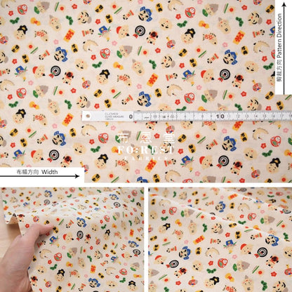 Cotton - Eight Immortals Treasure Fabric Cotton
