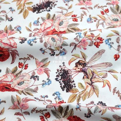 Cotton - Elderberry Flower Fairies Fabric
