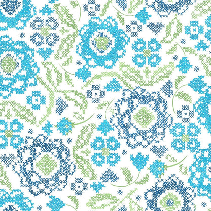 cotton - Embroidery Belle Fabric C - FO:REST Fabric 布恩堂Liberty fabrictana lawnjapanese fabricykk zipper