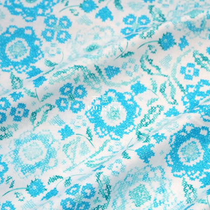 cotton - Embroidery Belle Fabric LT - FO:REST Fabric 布恩堂Liberty fabrictana lawnjapanese fabricykk zipper