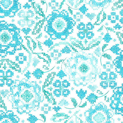 cotton - Embroidery Belle Fabric LT - FO:REST Fabric 布恩堂Liberty fabrictana lawnjapanese fabricykk zipper