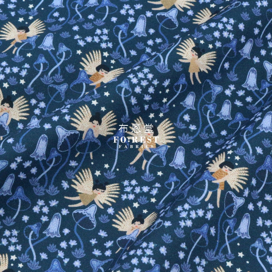 Cotton - Enchanted Unicorn Fairies Fabric