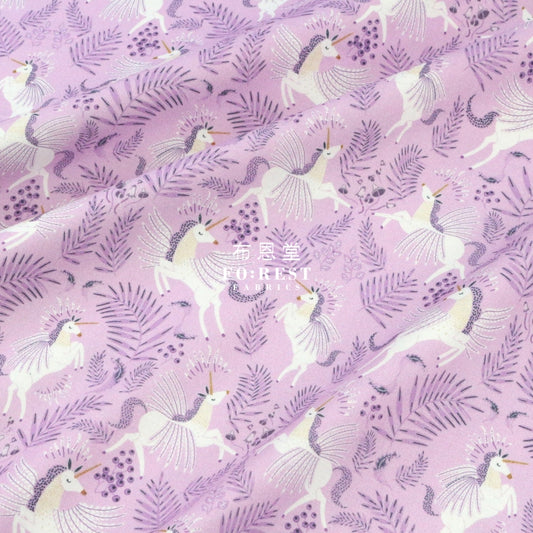 Cotton - Enchanted Unicorn Pegacorns Fabric