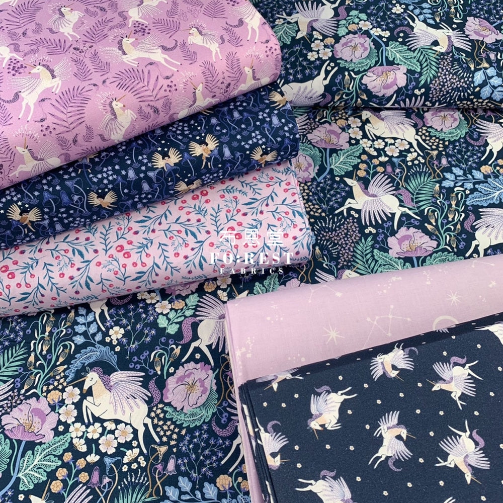 Cotton - Enchanted Unicorn Spellbound Fabric