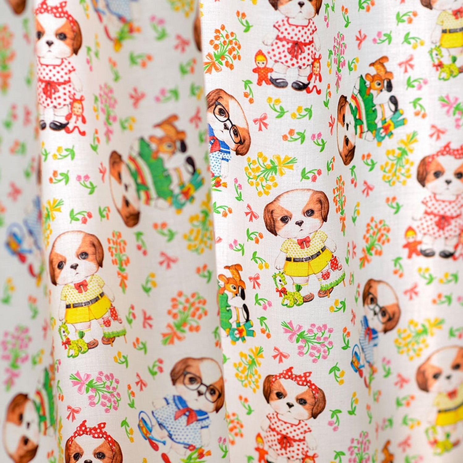 cotton - Encore 2 Dog Fabric - FO:REST Fabric 布恩堂Liberty fabrictana lawnjapanese fabricykk zipper