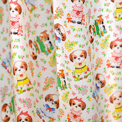 cotton - Encore 2 Dog Fabric - FO:REST Fabric 布恩堂Liberty fabrictana lawnjapanese fabricykk zipper
