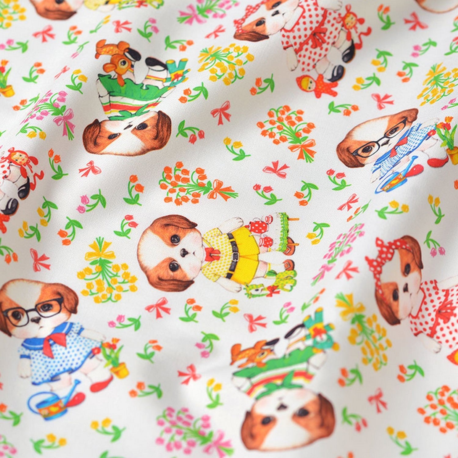 cotton - Encore 2 Dog Fabric - FO:REST Fabric 布恩堂Liberty fabrictana lawnjapanese fabricykk zipper