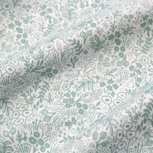 Cotton - Flower Basics Fabric Lt.green