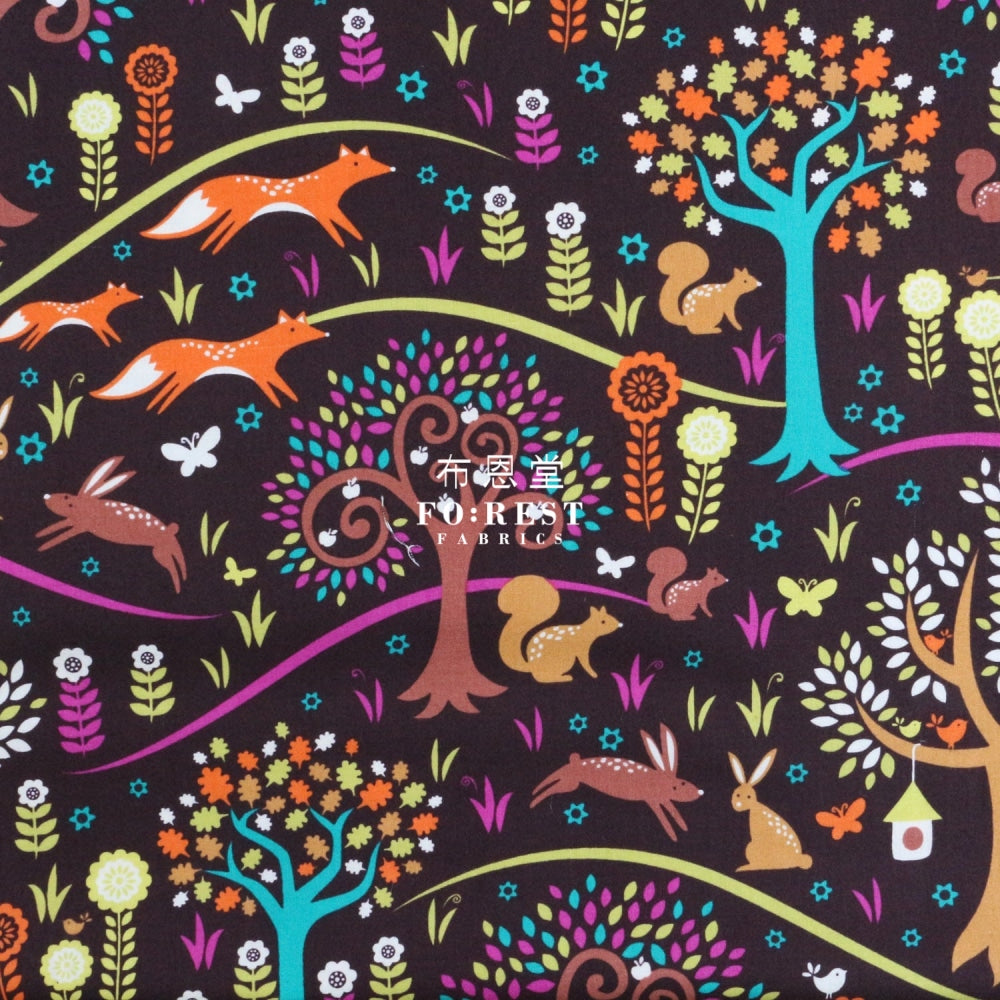 Cotton - Forest Habitat Fabric