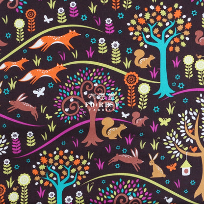 Cotton - Forest Habitat Fabric