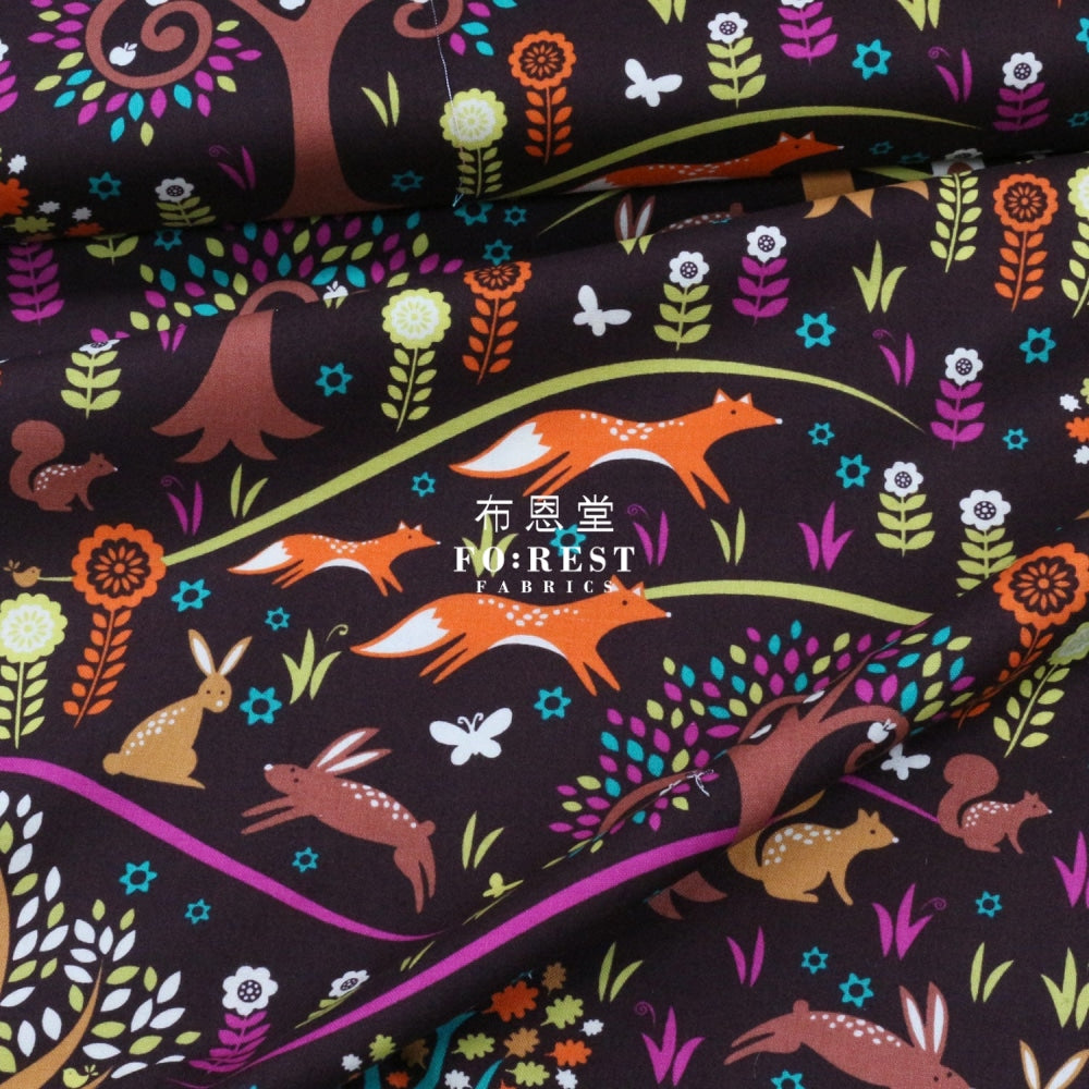 Cotton - Forest Habitat Fabric