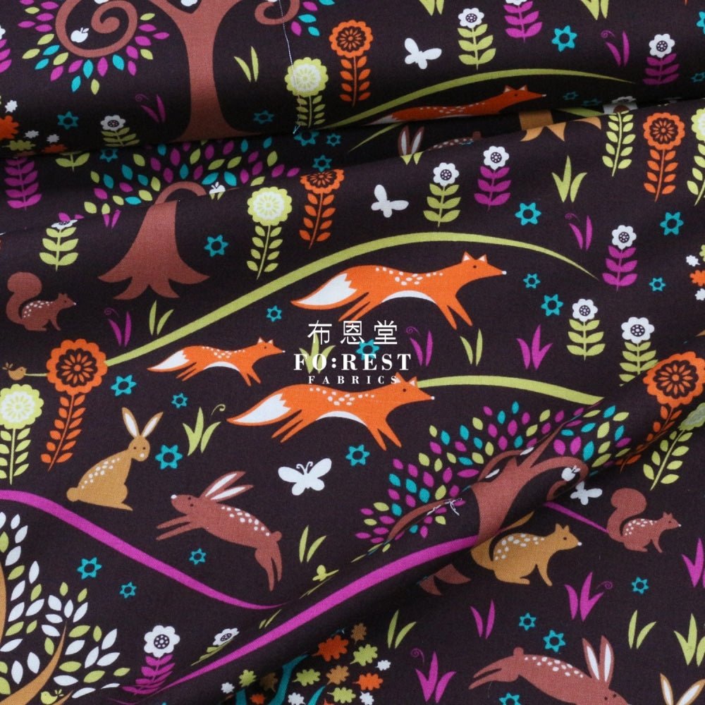 cotton - Forest habitat fabric - FO:REST Fabric 布恩堂Liberty fabrictana lawnjapanese fabricykk zipper