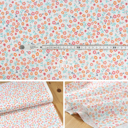 Cotton - Garden Bees Fabric