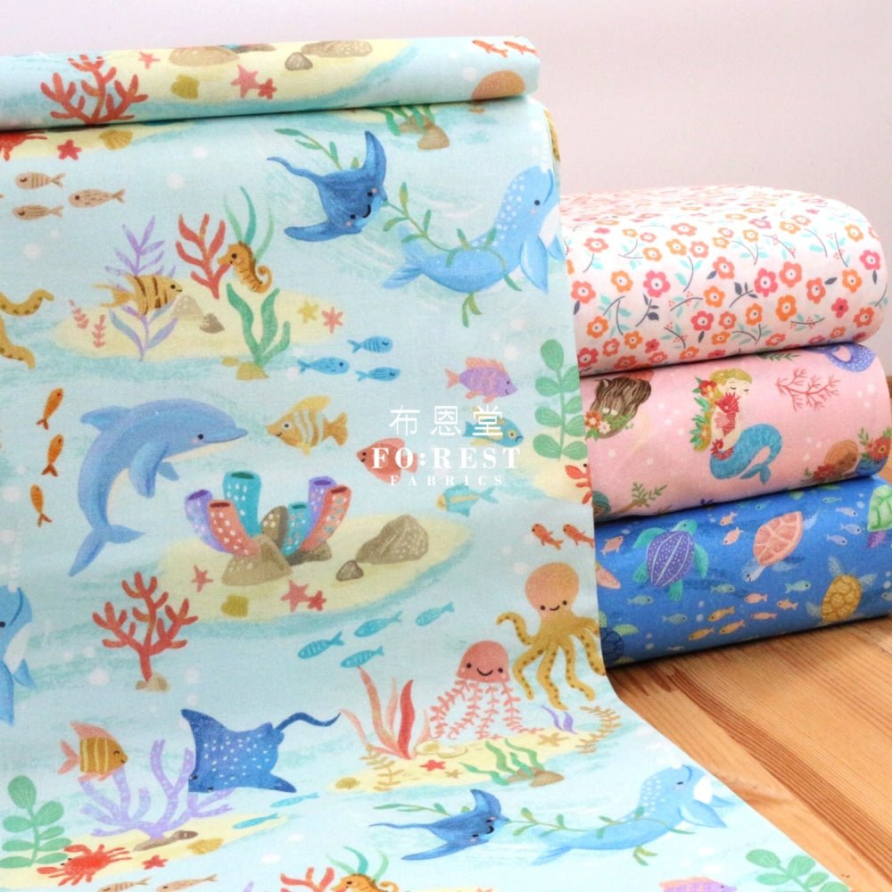 cotton - Garden Bees fabric - FO:REST Fabric 布恩堂Liberty fabrictana lawnjapanese fabricykk zipper