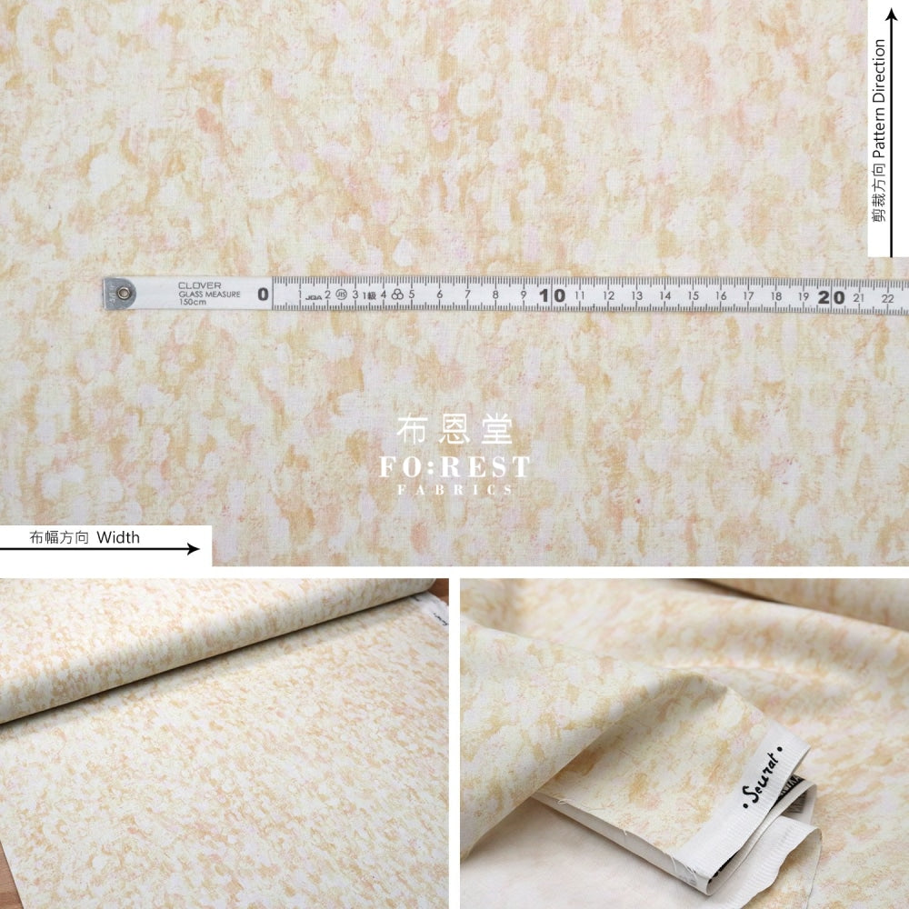 Cotton - Georges Seurat Blender Natural Fabric