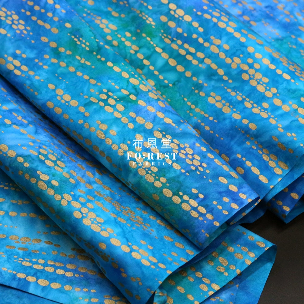 Cotton - Glimmer Batik Fabric Blue