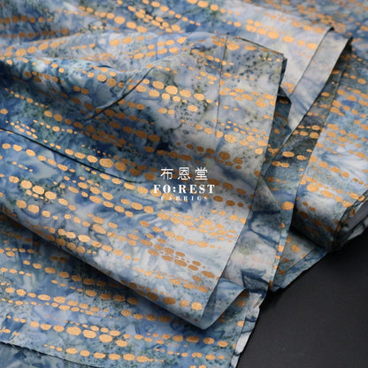 Cotton - Glimmer Batik Fabric Gray