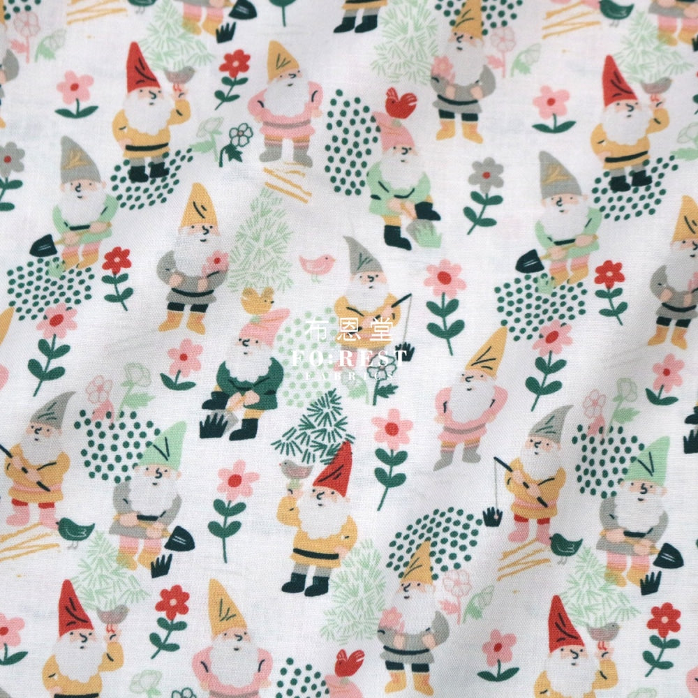 Cotton - Gnomes Farmer Fabric