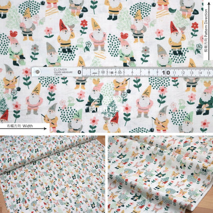Cotton - Gnomes Farmer Fabric