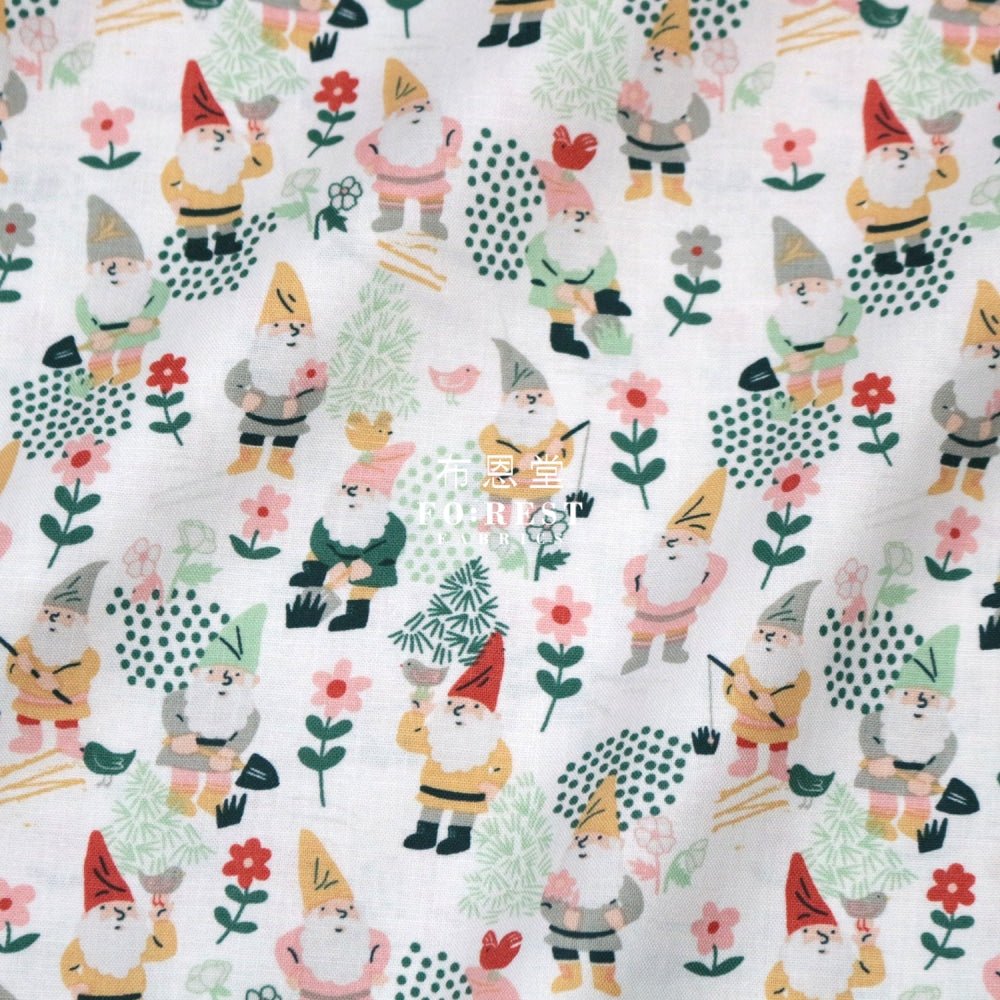 cotton - Gnomes Farmer fabric - FO:REST Fabric 布恩堂Liberty fabrictana lawnjapanese fabricykk zipper
