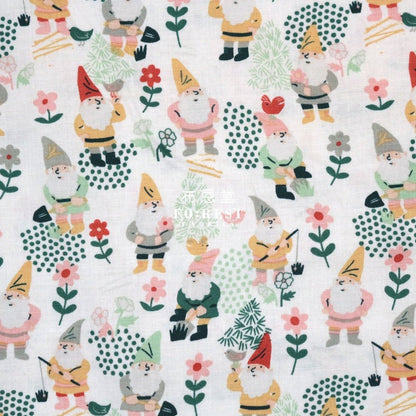 cotton - Gnomes Farmer fabric - FO:REST Fabric 布恩堂Liberty fabrictana lawnjapanese fabricykk zipper