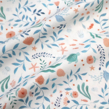 cotton - Go With the Flow fabric - FO:REST Fabric 布恩堂Liberty fabrictana lawnjapanese fabricykk zipper