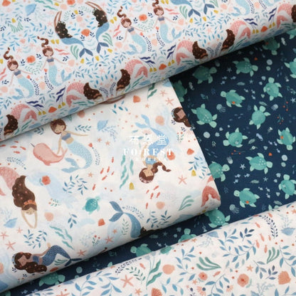 cotton - Go With the Flow fabric - FO:REST Fabric 布恩堂Liberty fabrictana lawnjapanese fabricykk zipper